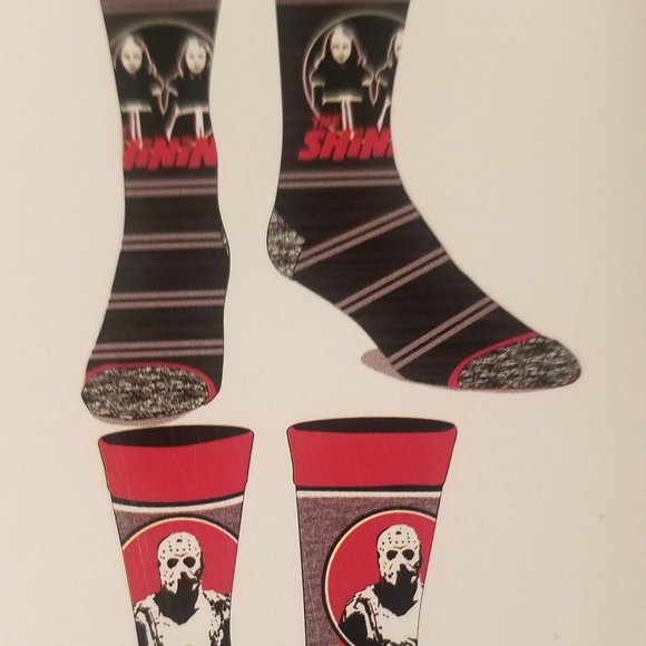 Horror movie mens casual crew socks 6 pack new - Picture 5 of 7